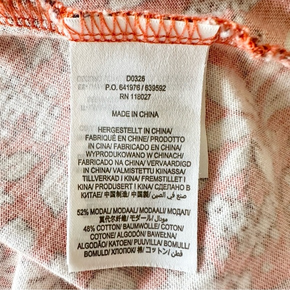 Boden Mini Jersey Shirt Dress in Tigerlilly Wildflower Modal Cotton Blend 4P EUC - Picture 9 of 11